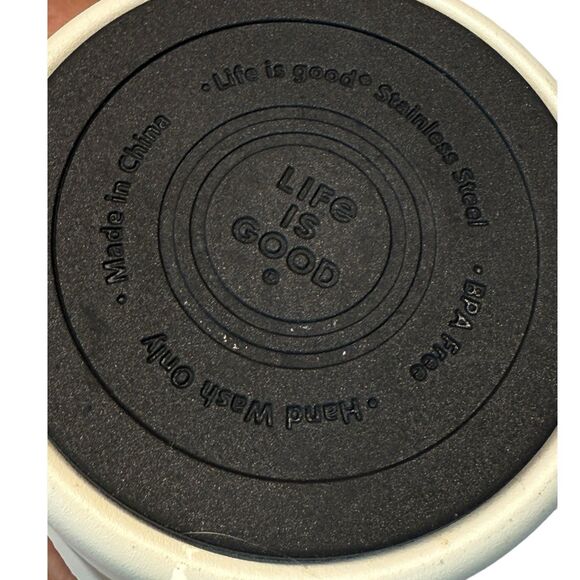 Life Is Good Take It Easy Insulated Tumbler 24 oz Travel Cup Drinkware Straw - Picture 10 of 13